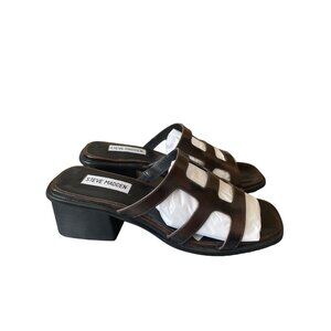 Steve Madden Women’s Princess Brown Leather Size 6.5 NWD